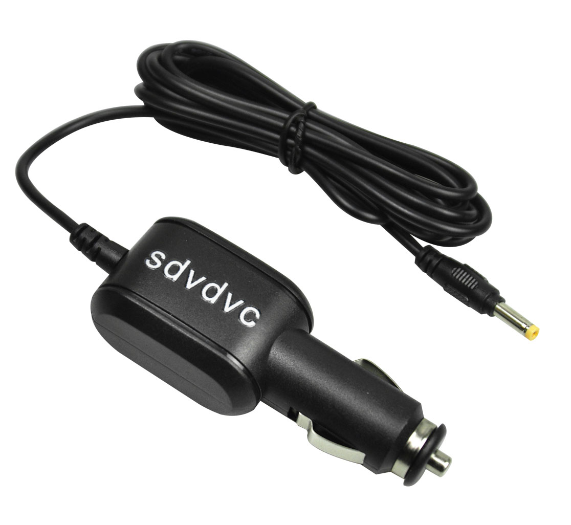 sdvdvc Car Charger Adapter for Portable DVD player, 6 Ft New Replacement Cigarette Lighter Power